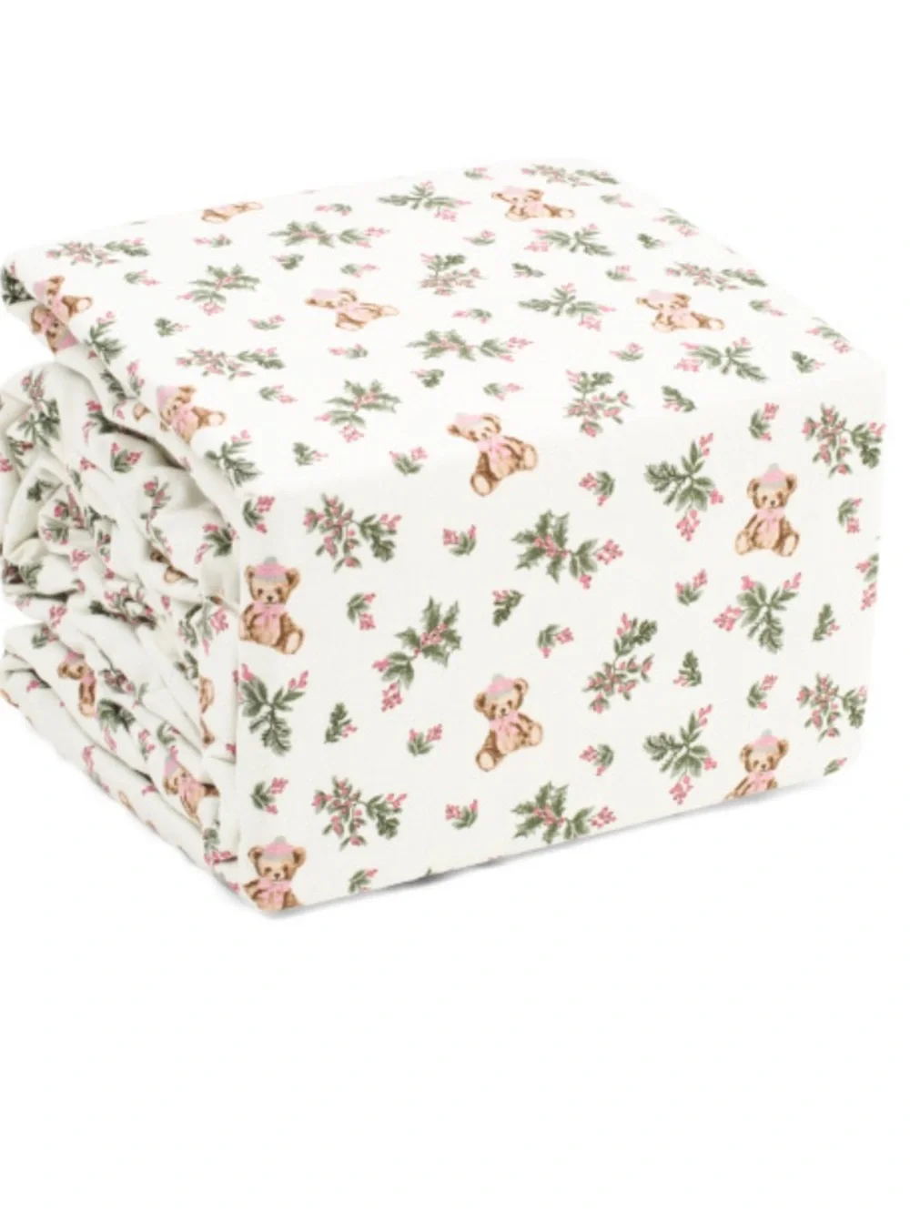 Aspen Floral Teddy Turkish Flannel Sheet Set